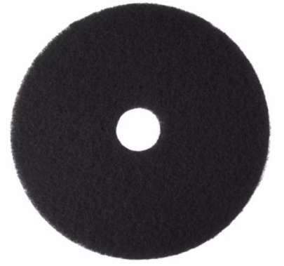 3M 7300 High Productivity Stripper Pad Black - 16 Inch (5 Pack)