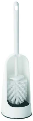 Clean Line Toilet Tidy Set White, Plastic
