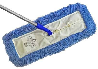 Dust Control Mop Complete Blue, 610mm x 25mm x 1400mm