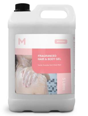 Fragranced Hair & Body Gel White, 5L