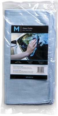 Glass Cleaning Cloth Blue, 400mm x 400mm, 300gsm (Pack of 10)