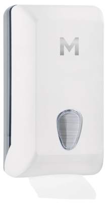Half Slimfold Towel Dispenser White, 400 Sheet Capacity