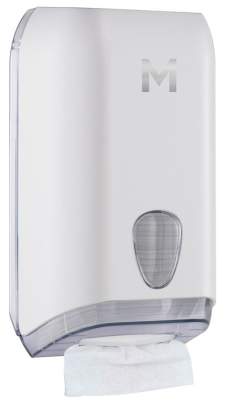 Interleave Toilet Tissue Dispenser White/ Black/ Transparent 700 Sheet Capacity