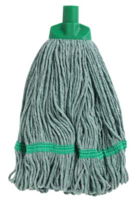 Looped Cotton Mop Head Green 350g / 270mm