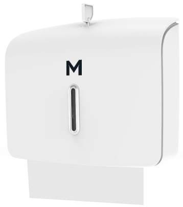 Mini Slimfold Towel Dispenser White, 300 Sheet Capacity