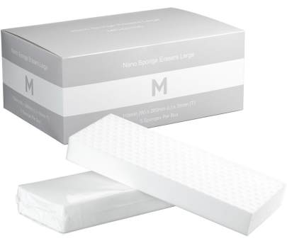 Nano Sponge Erasers Small White, 75mm x 100mm x 35mm (05 Sponges/ Box)