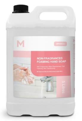 Non Fragranced Foaming Hand Soap Clear, 5L