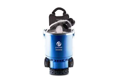 PACVAC SUPERPRO GO BATTERY BACKPACK VACUUM CLEANER