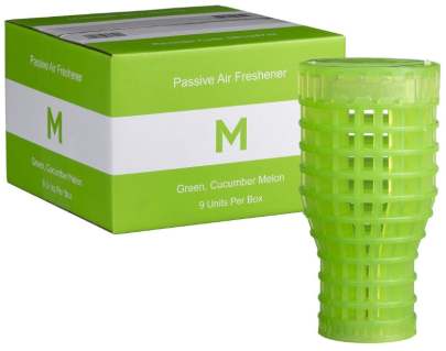 Passive Air Freshener Green, Cucumber Melon (9 Units/Box)