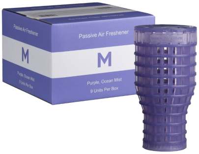 Passive Air Freshener Purple, Ocean Mist (9 Units/Box)