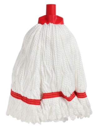 Plain Microfibre Mop Head Red, 350g / 270mm