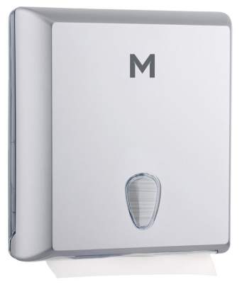 Regular Slimfold Dispenser Silver/ Transparent, 450 Sheet Capacity