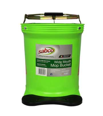 SABCO WIDE MOUTH 16LT MOP BUCKET GREEN