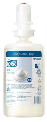 Tork S4 Mildly scented foam soap 1 Litre 520501 - Carton 6 Refills)