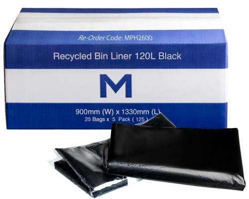 Wheelie Bin Liners 120L